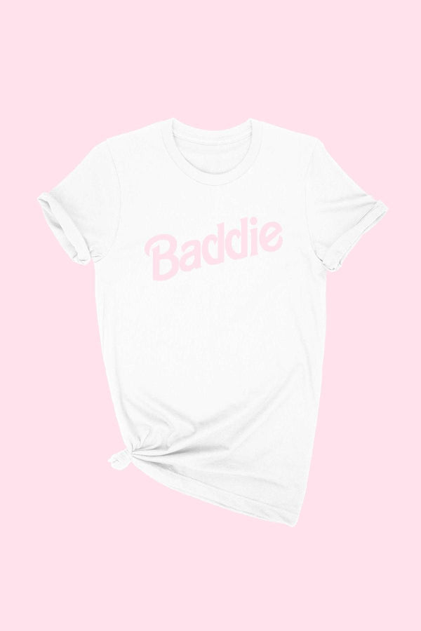 Baddie Tee (White)