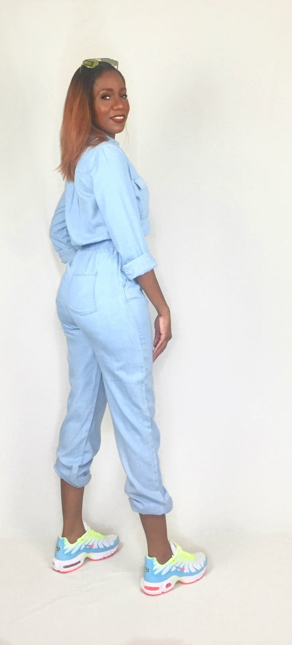 Liv - Denim Jumpsuit