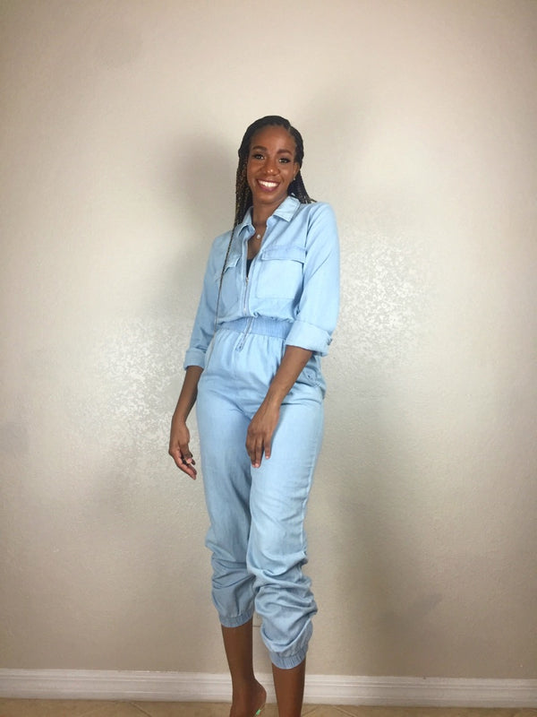 Liv - Denim Jumpsuit