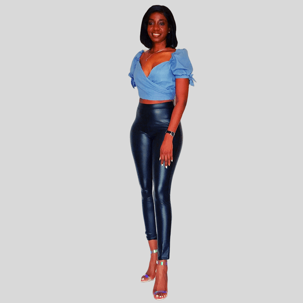 Leatherette Leggings