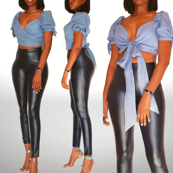 Leatherette Leggings