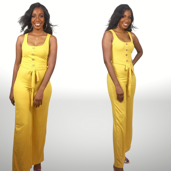 Everyday Jumpsuit (Yellow)