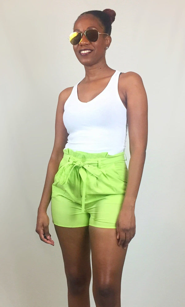 Trendsetter Shorts - Neon Green