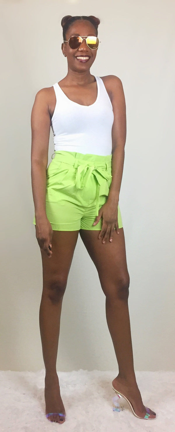 Trendsetter Shorts - Neon Green